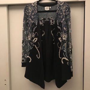 Anthropologie patterned vintage sweater